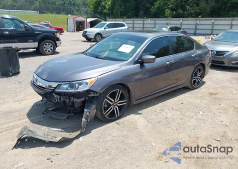 2016 Honda Accord Sport from USA, damaged, VIN 1HGCR2F53GA143905